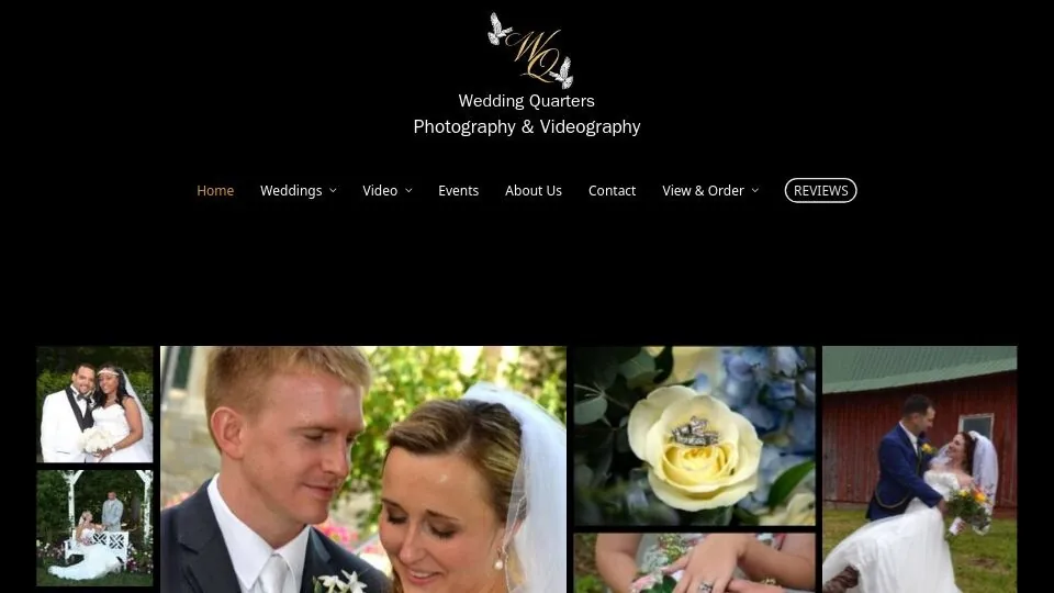 Wedding Quarters website
